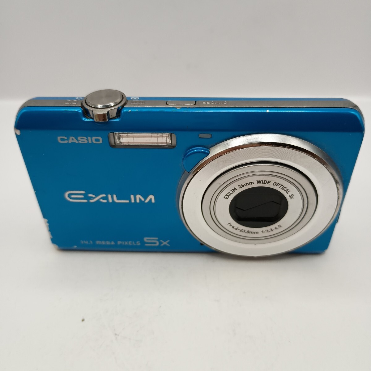 4579 【動作未確認、ジャンク品】1円スタート Casio EXILM EX-ZS10 コンパクトデジタルカメラ　ブルー