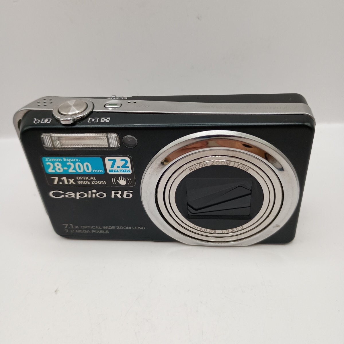 4777 【動作確認済み、ジャンク品】1円スタート RICOH Caplio R6 コンパクトデジタルカメラ ブラック
