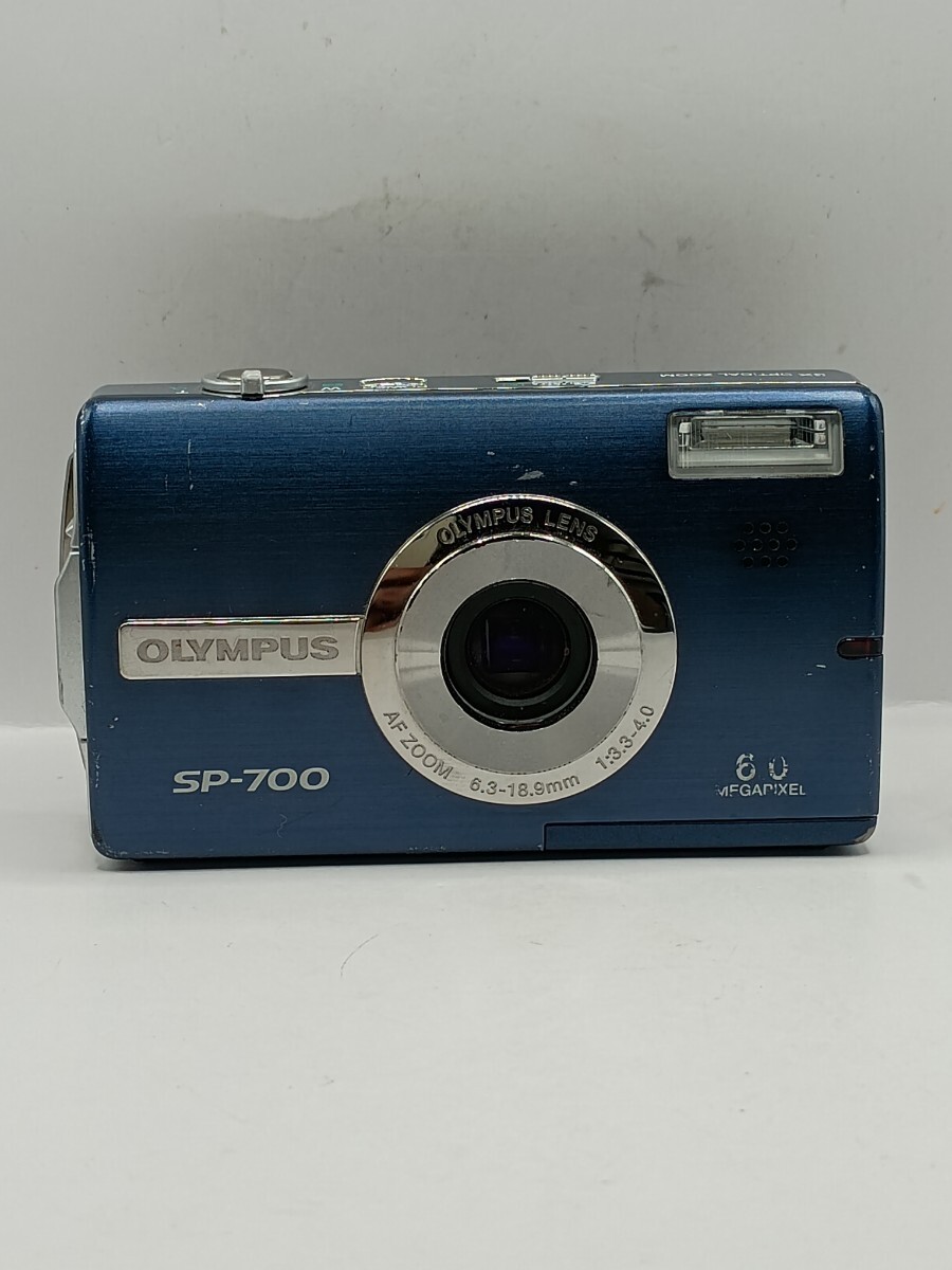 4797 【動作確認済】1円スタート OLYMPUS SP-700 ブルー コンパクトデジタルカメラ