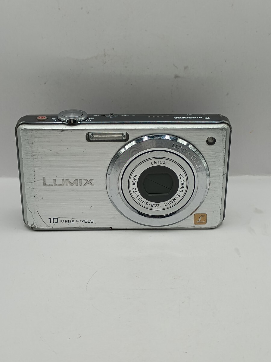 4700 【動作未確認】1円スタート Panasonic LUMIX DMC-FS7 シルバー コンパクトデジタルカメラ
