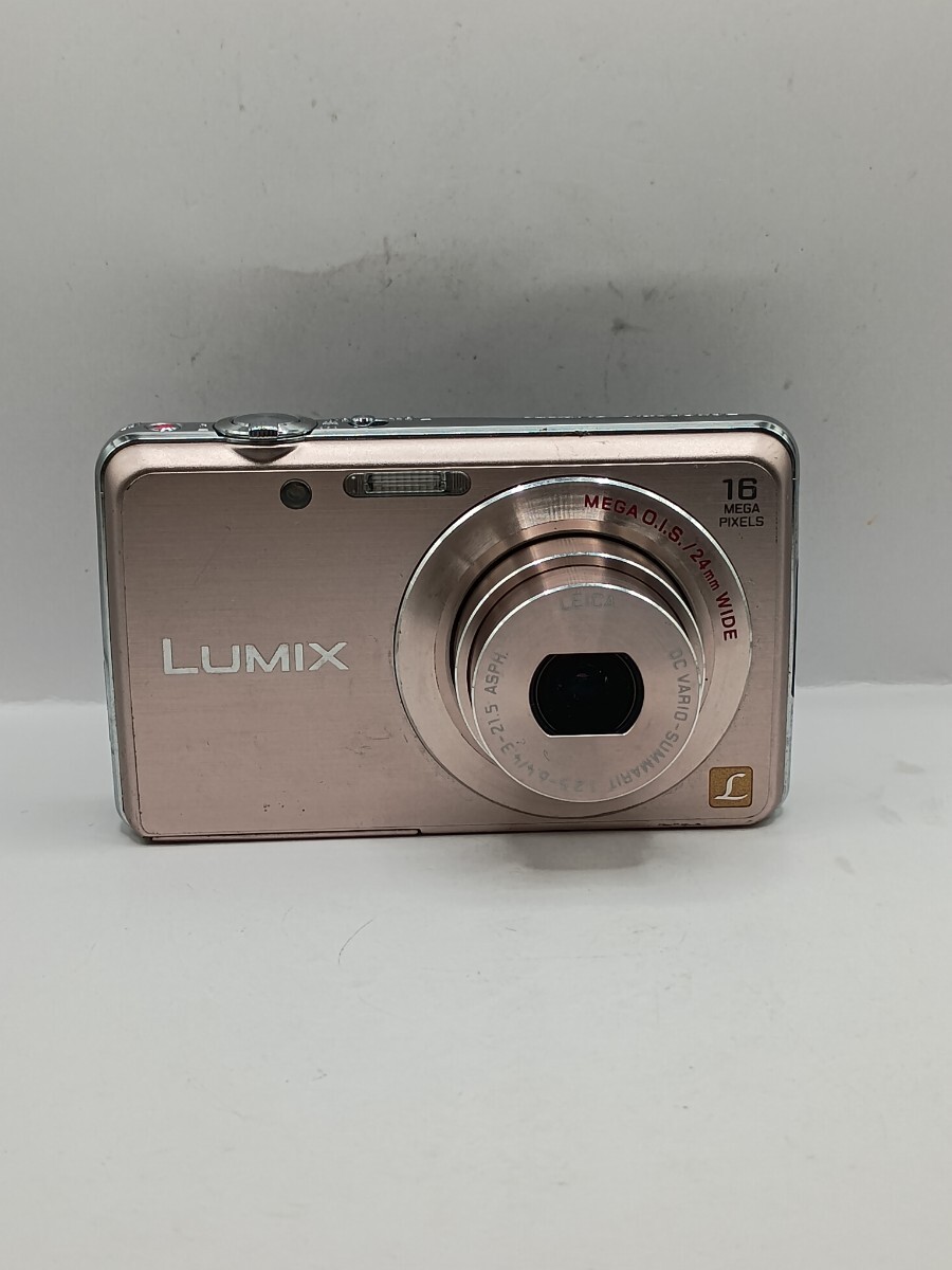 4779 【動作確認済】1円スタート Panasonic LUMIX DMC-FH8 ピンク コンパクトデジタルカメラ