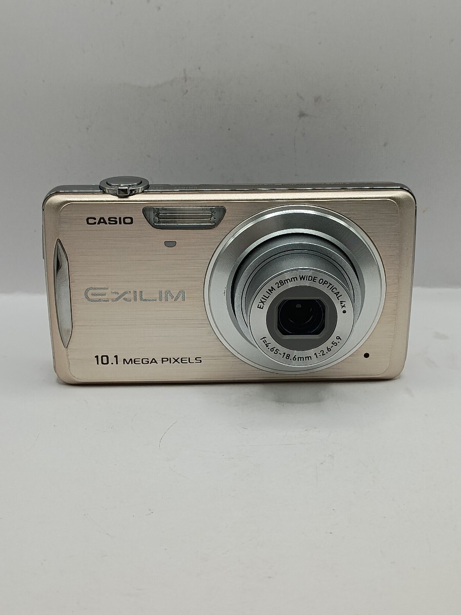 4595 【動作確認済】1円スタート CASIO EXILIM EX-Z270 ゴールド コンパクトデジタルカメラ