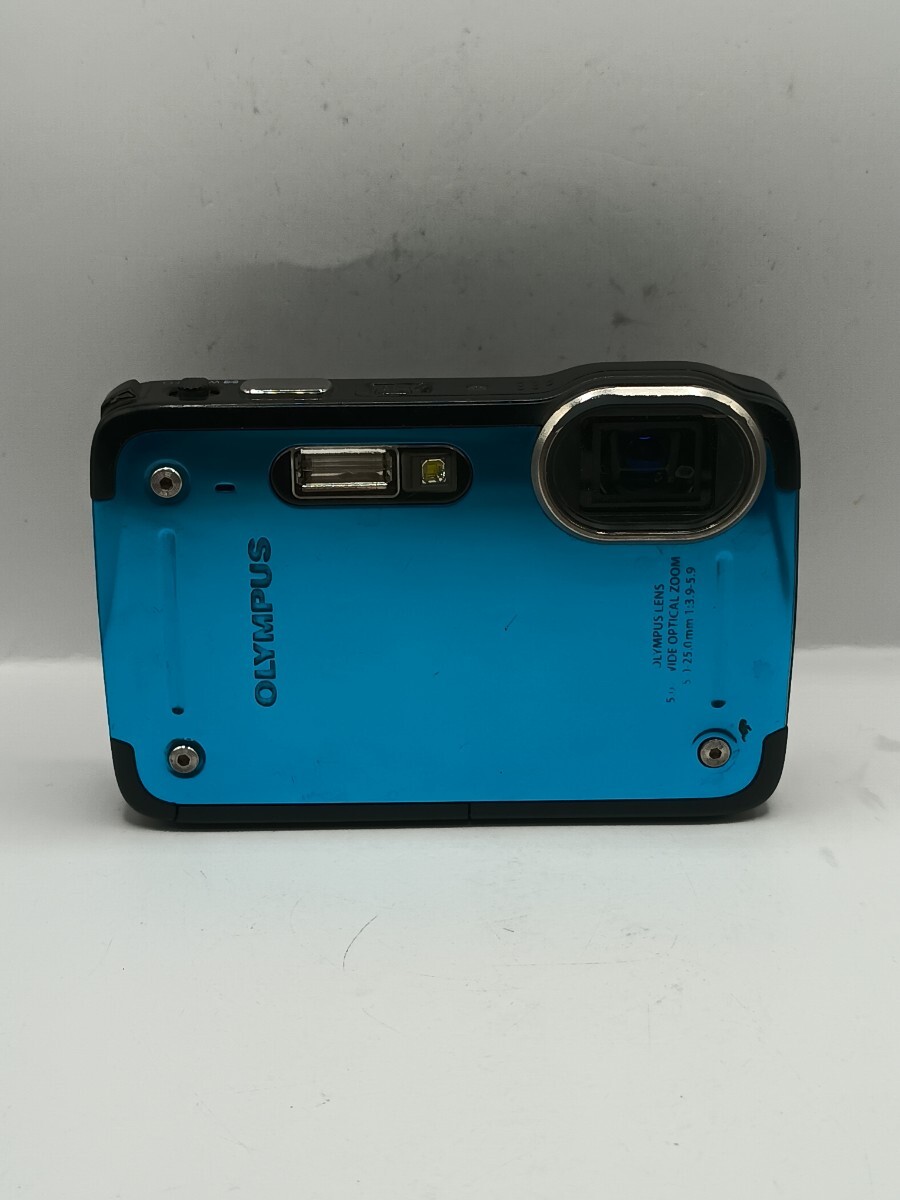 4734 【動作確認済】1円スタート OLYMPUS TG-620 ブルー コンパクトデジタルカメラ