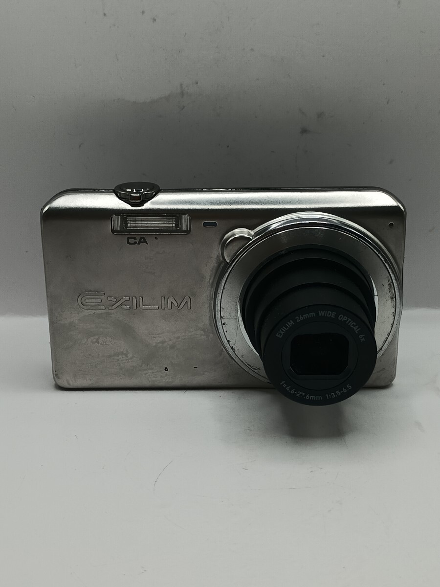 4745 【動作確認済】1円スタート CASIO EXILIM EX-ZS27 シルバー コンパクトデジタルカメラ