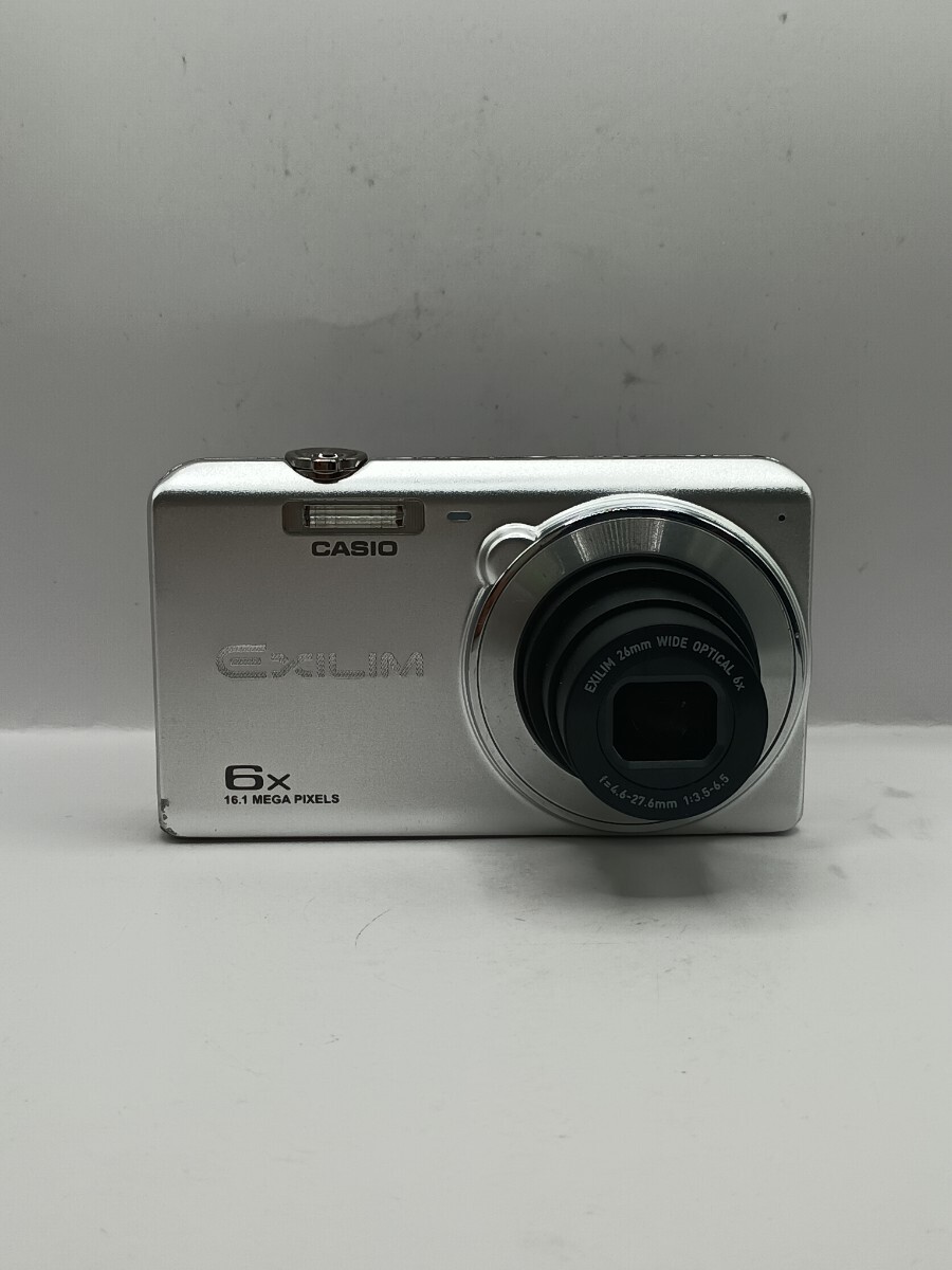 4699 【動作確認済】1円スタート CASIO EXILIM EX-ZS27 シルバー コンパクトデジタルカメラ