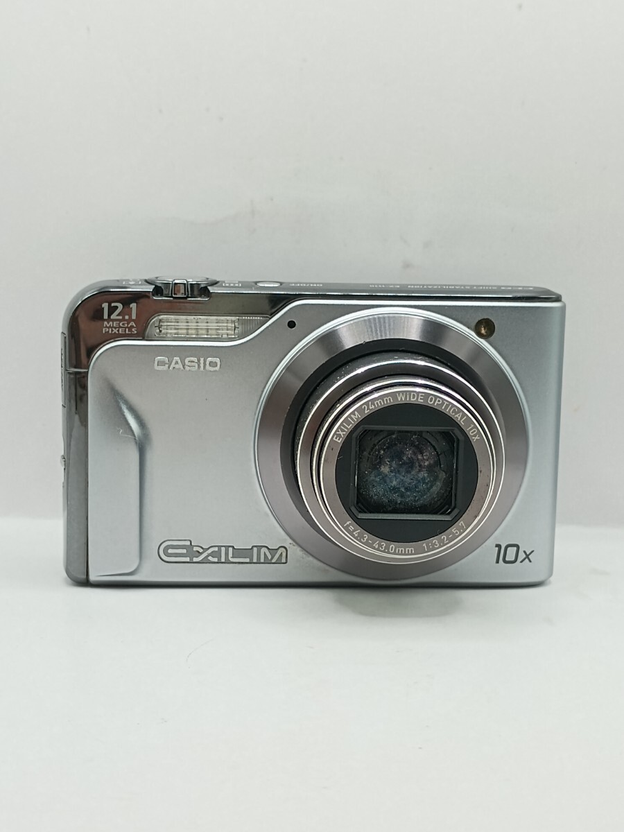 4688 【動作確認済】1円スタート CASIO EXILIM EX-H10 シルバー コンパクトデジタルカメラ