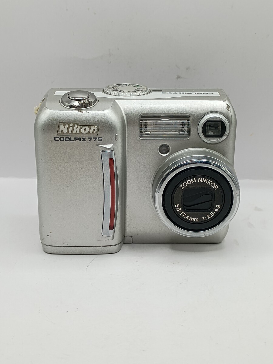 4239 【通電・動作未確認】1円スタート Nikon COOLPIX 775 シルバー コンパクトデジタルカメラ