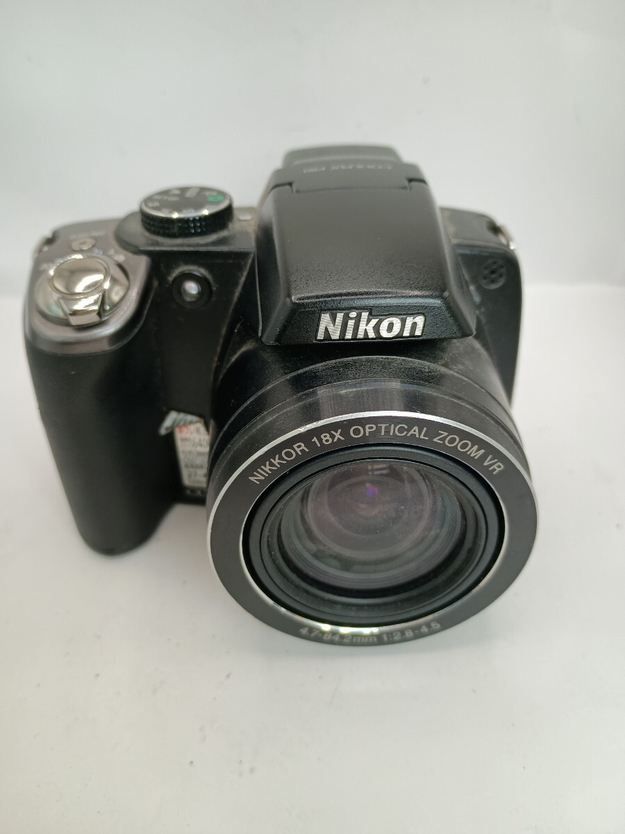 4754 【動作確認済】1円スタート Nikon COOLPIX P80 コンパクトデジタルカメラ ブラック