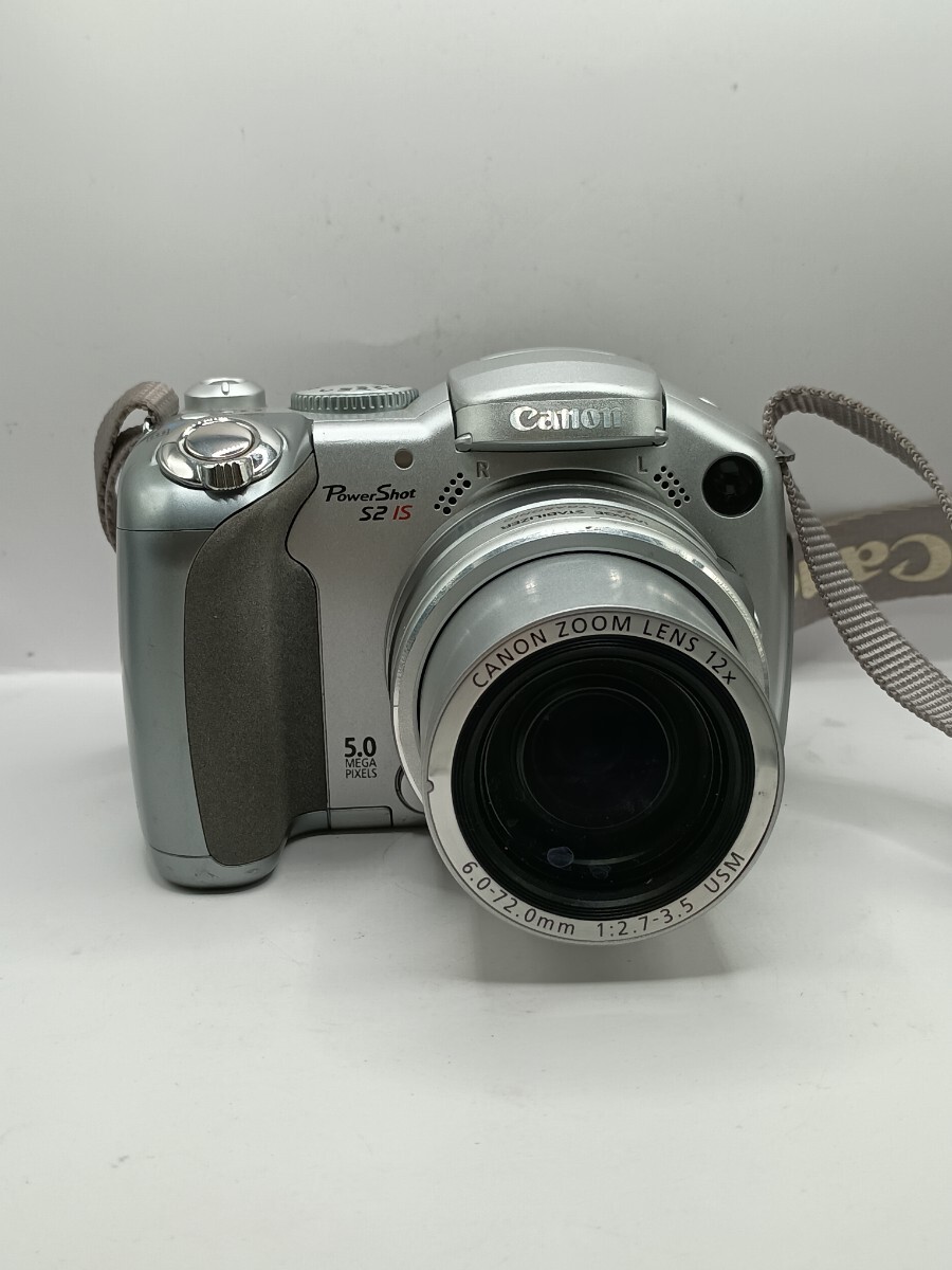4758 【動作未確認】1円スタート Canon PowerShot S2 IS デジタルカメラ シルバー