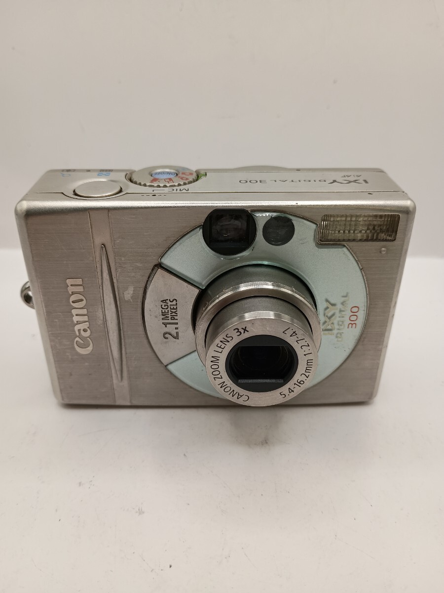 4118 1円スタート【動作確認済】Canon IXY 300 コンパクトデジタルカメラ　シルバー