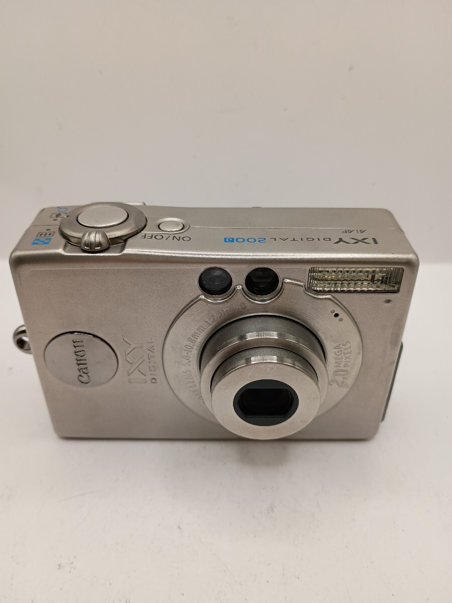 4722 1円スタート【通電確認済】Canon　IXY200aコンパクトデジタルカメラ　シルバー