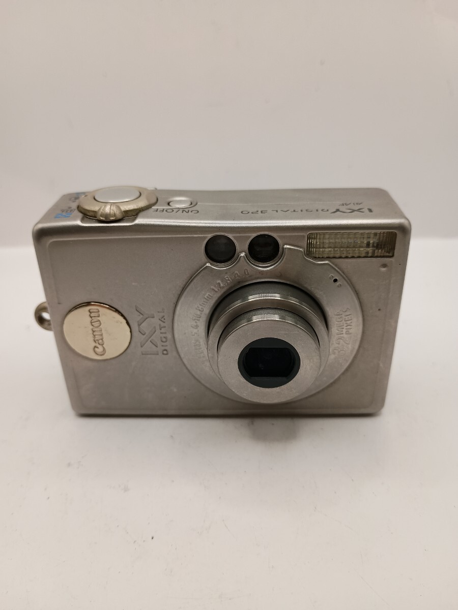 4491 1円スタート【通電確認済】Canon IXY　DIGITAL320 コンパクトデジタルカメラ　シルバー