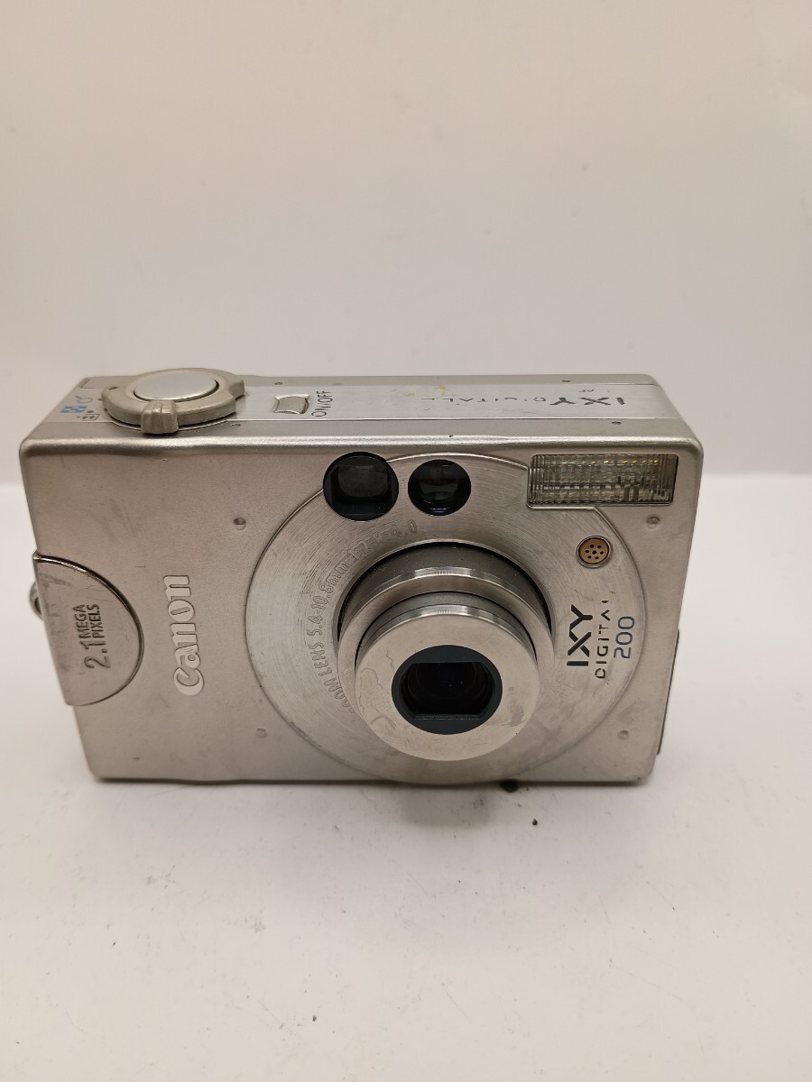 4189 1円スタート【動作確認済】Canon IXY　DIGITAL200 コンパクトデジタルカメラ　シルバー
