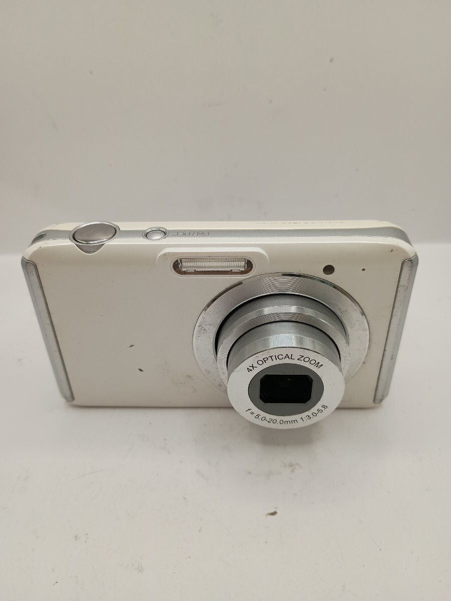 4325 1円スタート【動作確認済】PLAZA CREATE D1200 Wideコンパクトデジタルカメラ　ホワイト