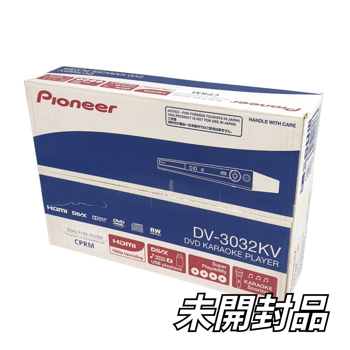 未開封 pioneer DV-3032KV DVD KARAOKE PLAYER パイオニア カラオケプレーヤー 海外仕様
