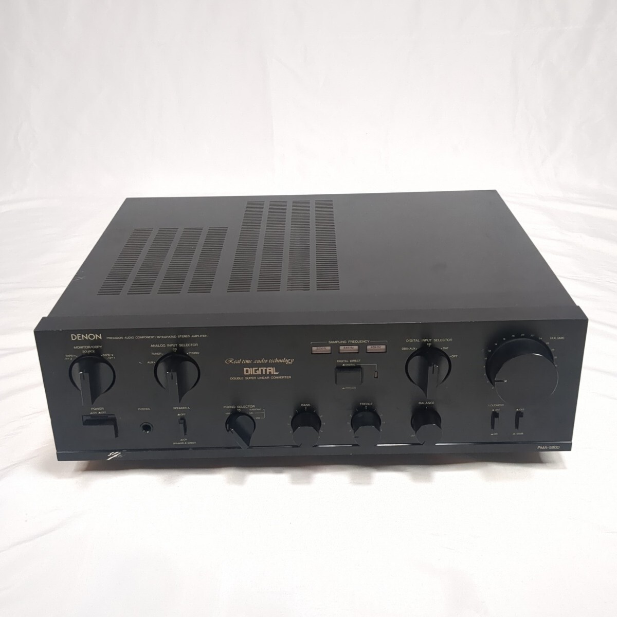 DENON デノン PMA-580D プリメインアンプ 音響機器 オーディオ ジャンク 通電のみ 現状渡し 