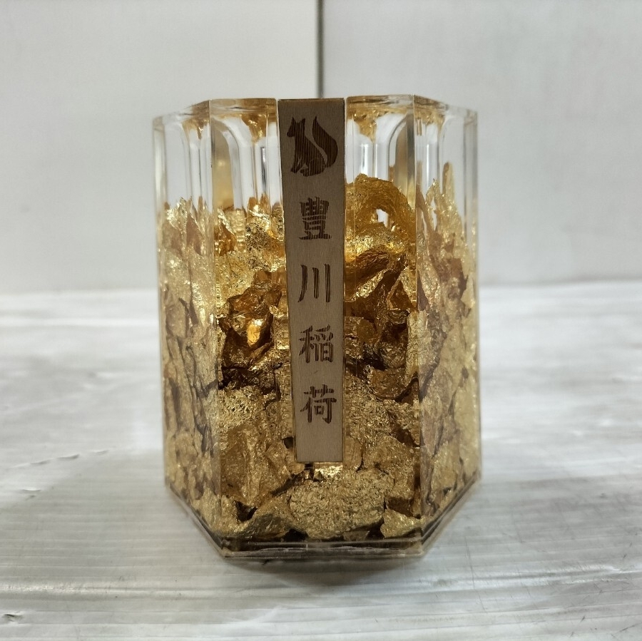 P/豊川稲荷/ペン立て/置物/インテリア/小物/土産品/P12.15-97加