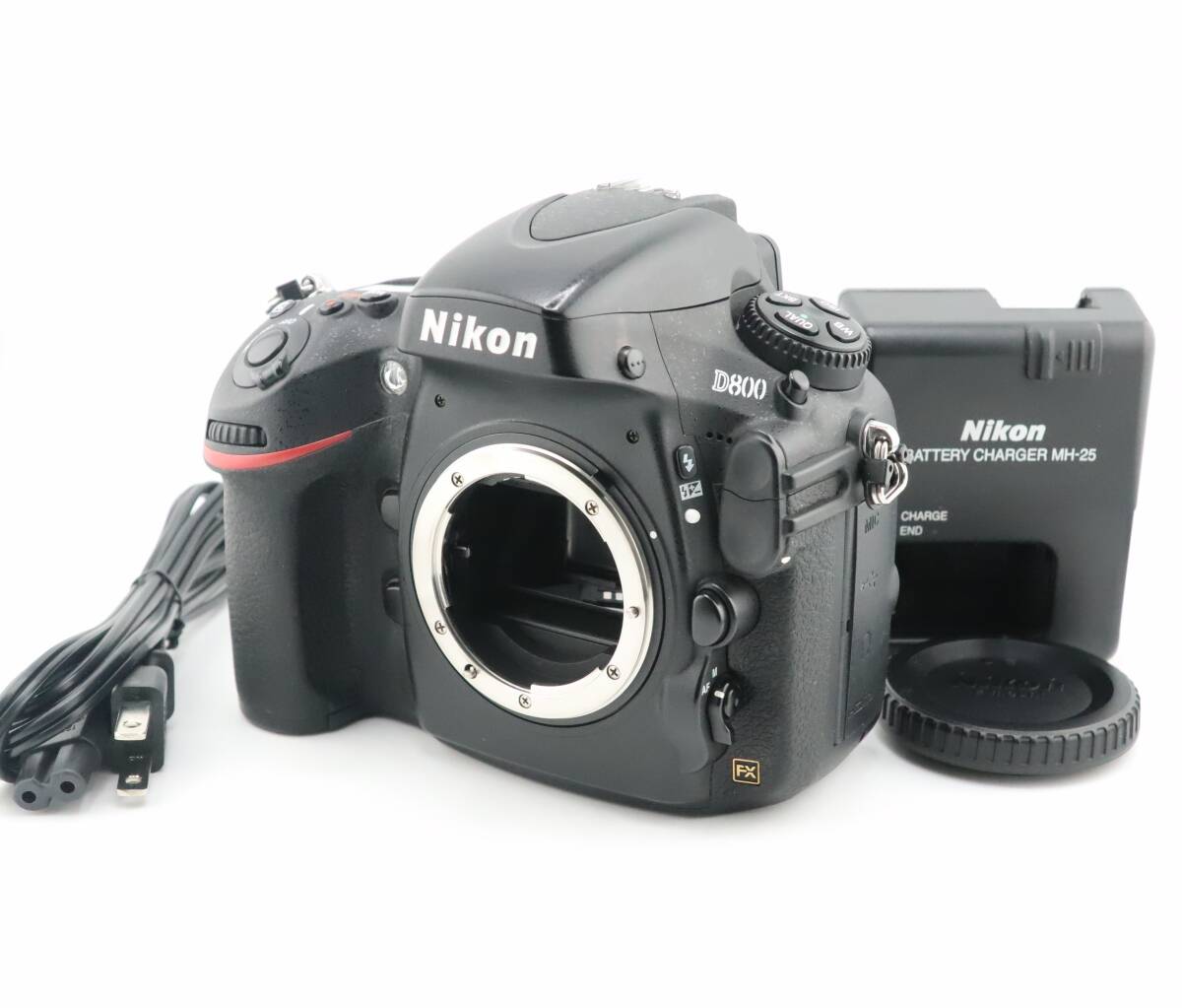 ★良品★ショット数41,006 回★ニコン NIKON D800 ボディ 充電器付★　W0332＃4627