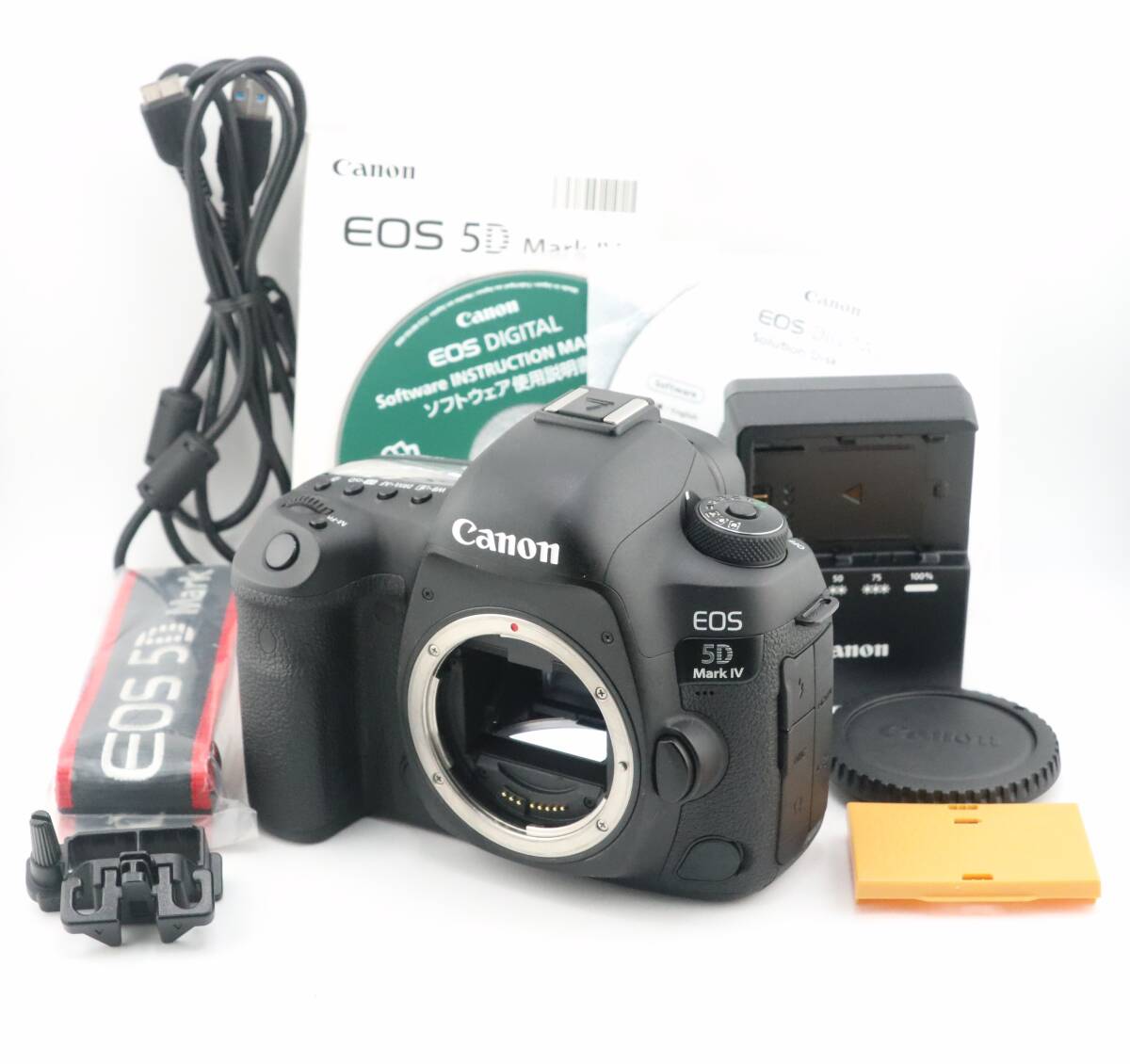 ★極上品★キヤノン CANON EOS 5D Mark IV ボディ 説明書・充電器・ストラップ付★　I0397＃4546