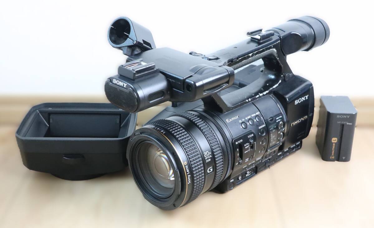 ★通電時間506×10H★ソニー SONY HXR-NX5J 業務用ビデオカメラ★　W0327＃4667
