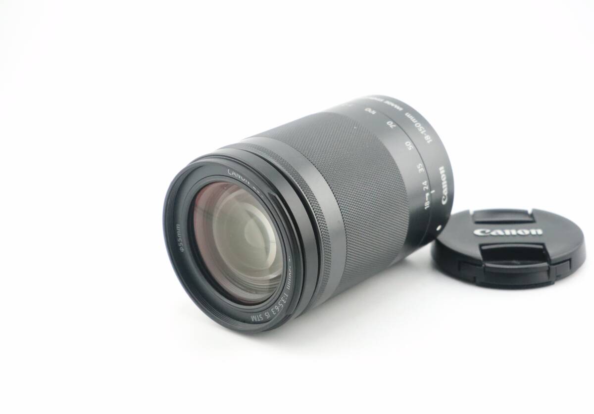 ★美品★キヤノン CANON EF-M 18-150mm F3.5-6.3 IS STM グラファイト★　I0328＃4557