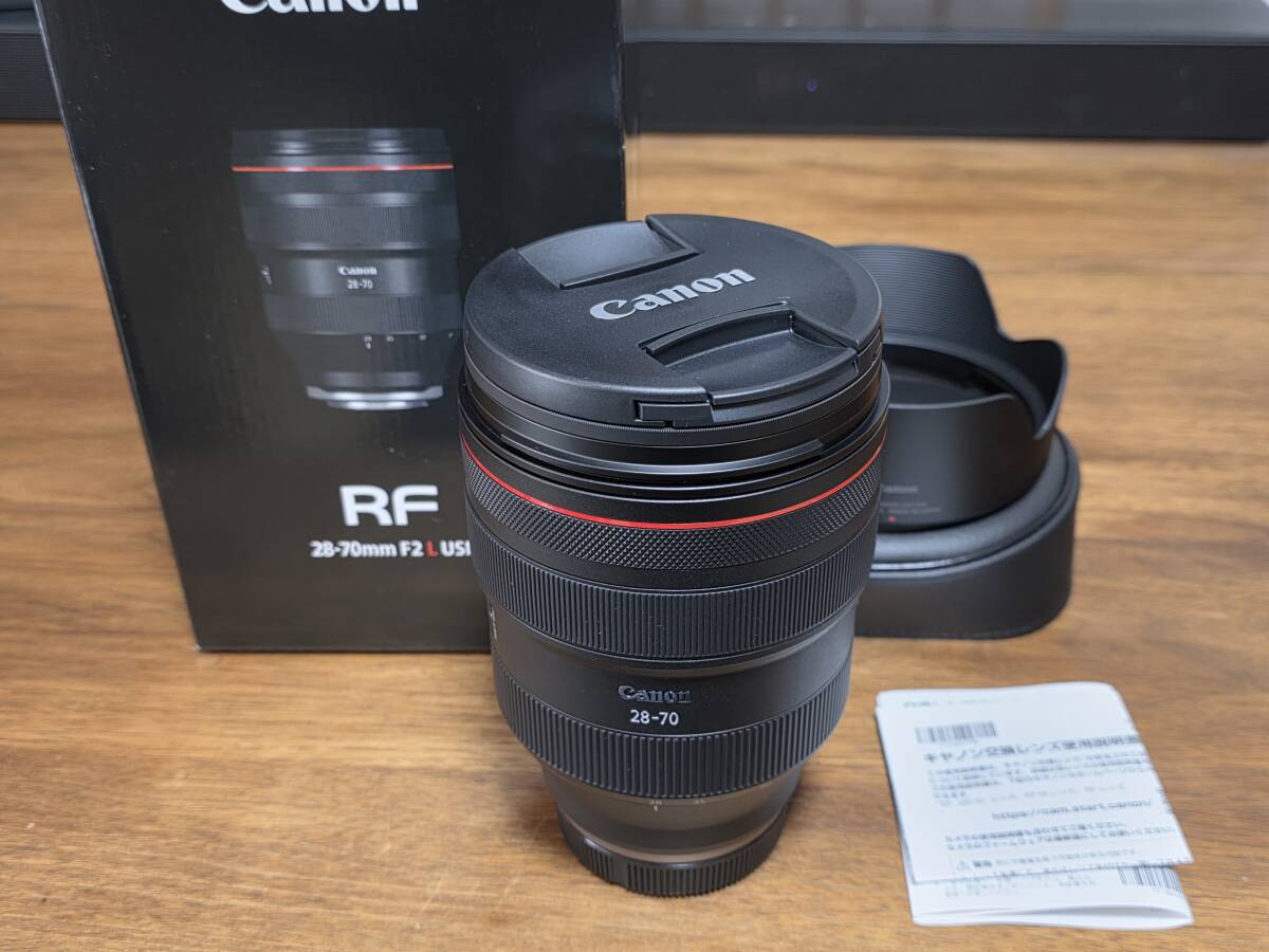【送料無料・ほぼ新品】Canon RF 28-70mm F2L USM / Kenko ZX II ゼクロス 95mm プロテクトフィルター付き
