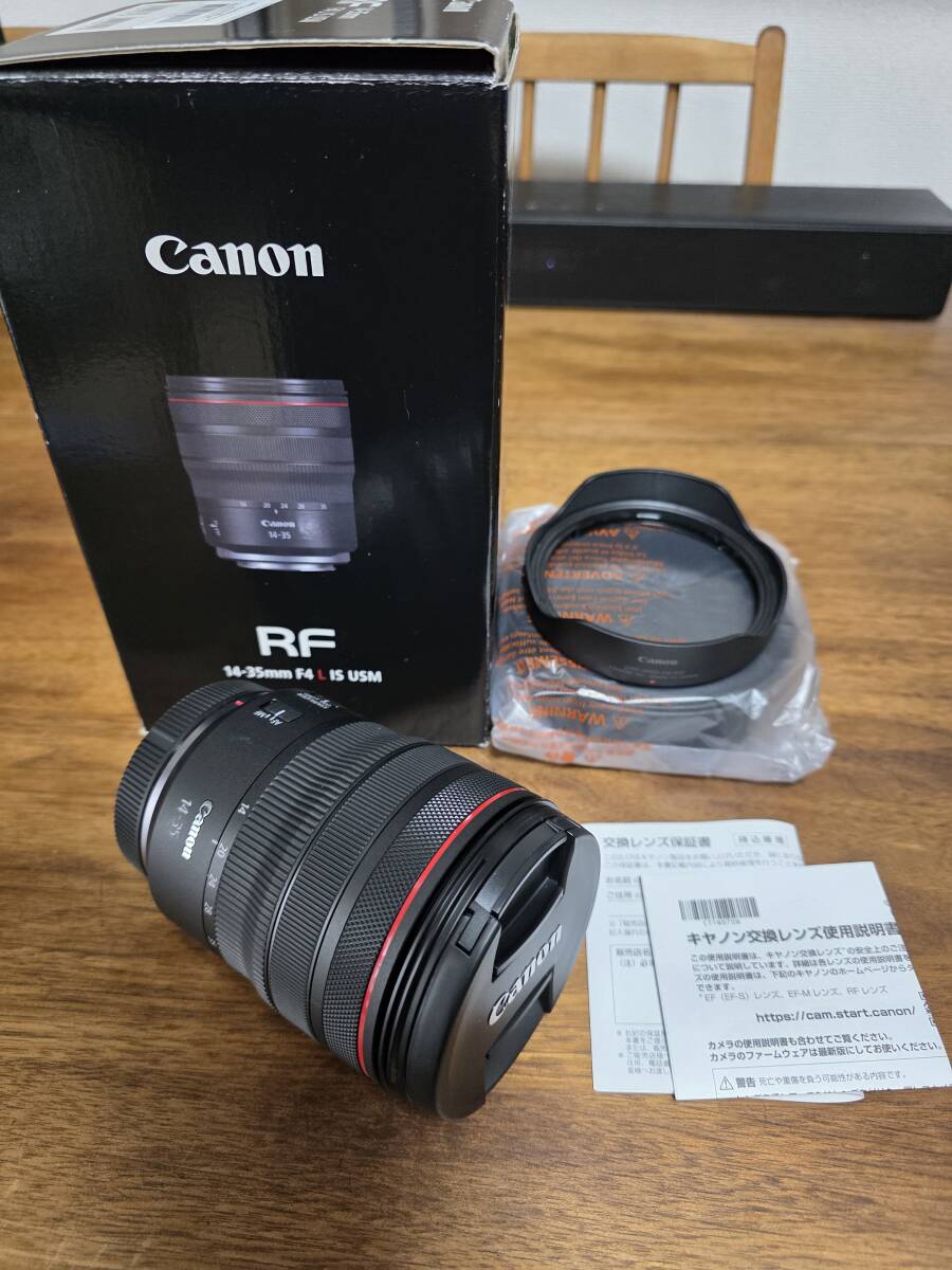 【送料無料・ほぼ新品】 CANON キャノン RF14-35mm F4 L IS USM レンズ