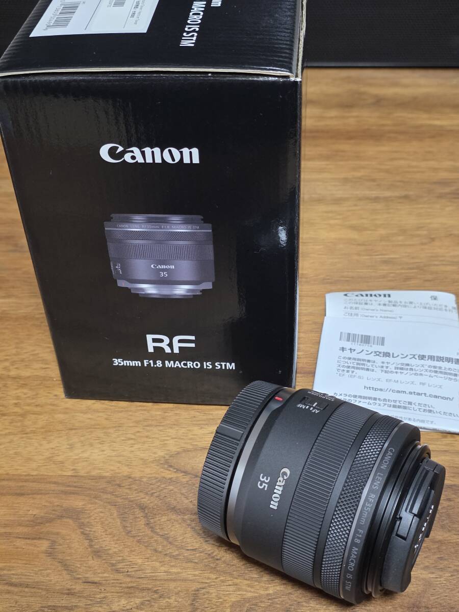 ■人気単焦点・１円スタート・送料無料■ Canon RF35mm F1.8 MACRO IS STM