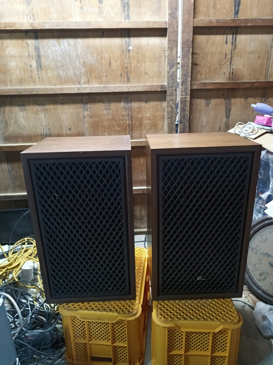 SANSUI　SP-2002　ペアスピーカー　サンスイ　音出し確認済　現状品　動画あり