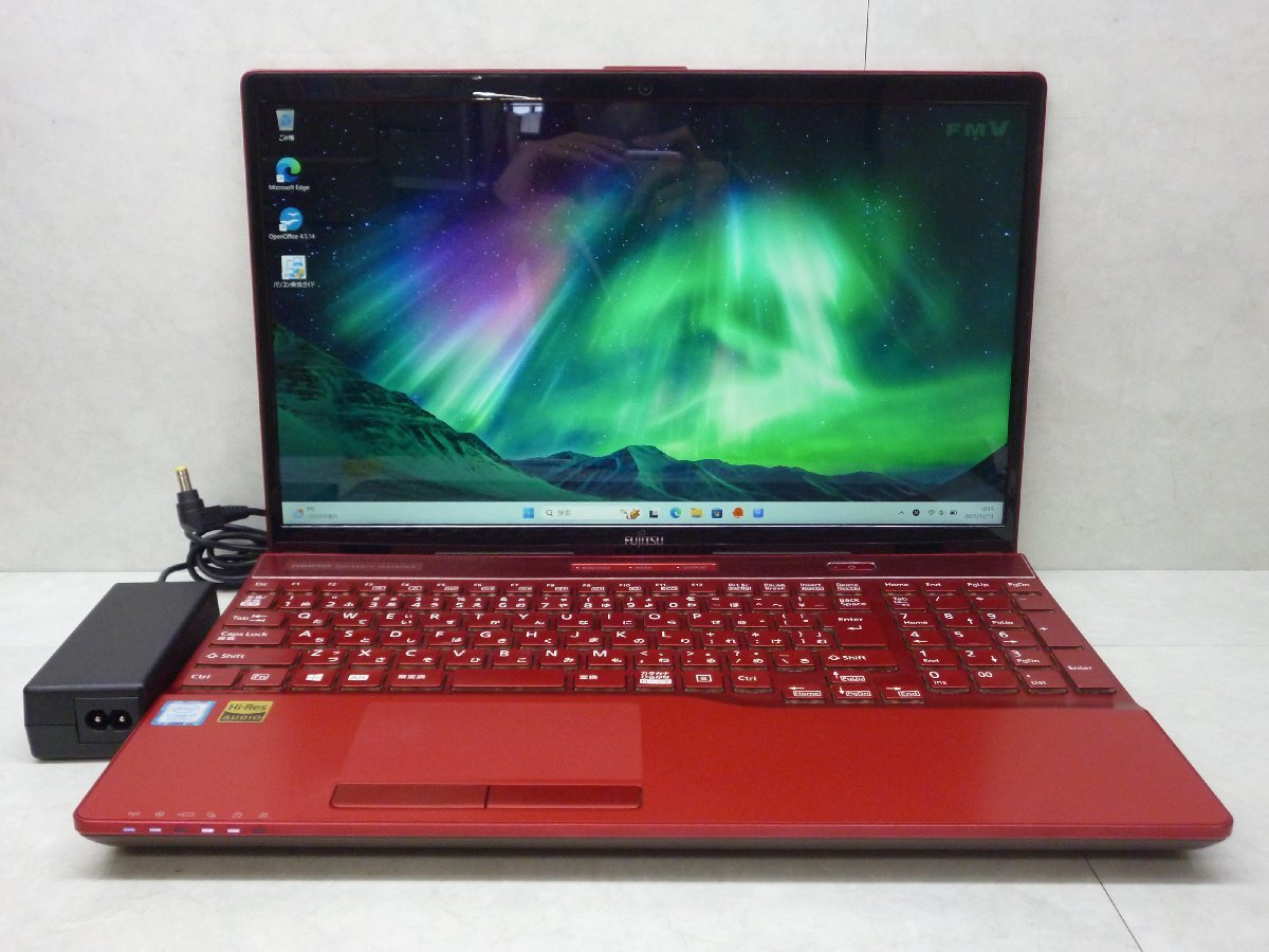 ☆第8世代☆富士通☆LIFEBOOK AH53/B3☆Core i7 1.80Hz/8GB/1TB/高解像度1920×1080/BD/無線/Bluetooth/カメラ/Office/Win11 DtoD領域☆