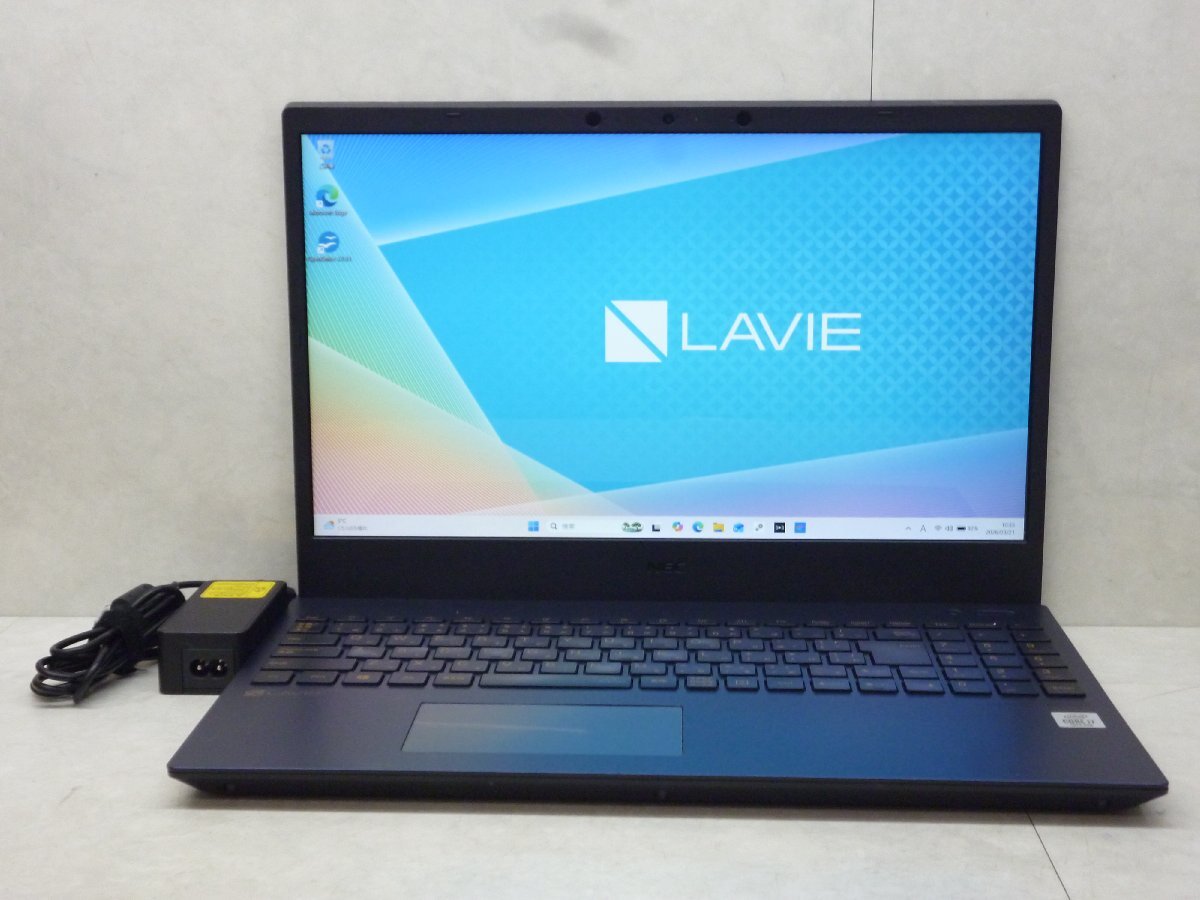 ☆第10世代☆NEC LaVie N1575/AAL-E3☆Core i7 1.80GHz/8GB/SSD512GB/BD/高解像度/無線/Bluetooth/カメラ/Office/Wen11 DtoD領域☆