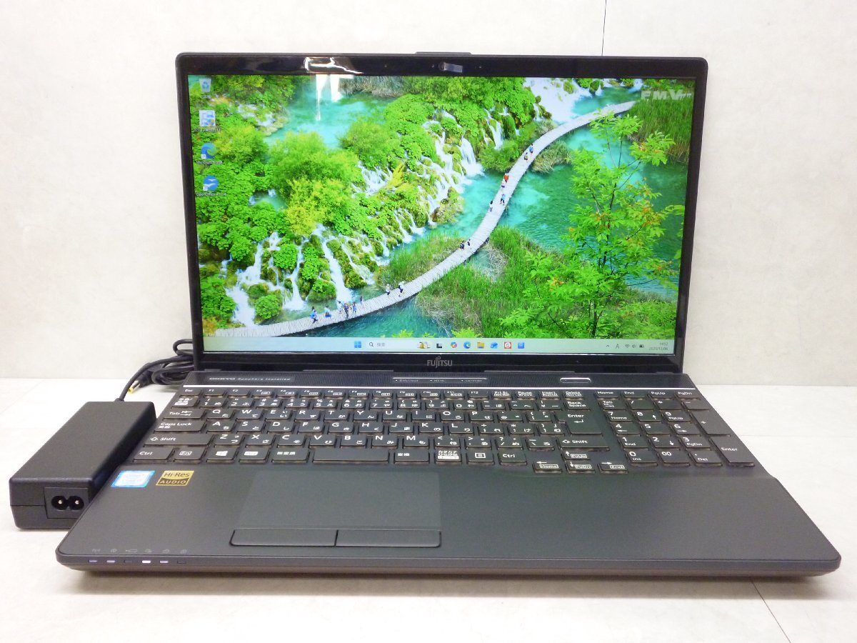 ☆良好品☆第8世代☆富士通 LIFEBOOK AH53/D1☆Core i7 1.80Hz/8GB/1TB/BD/高解像度/無線/Bluetooth/カメラ/Office/Win11 DtoD領域☆