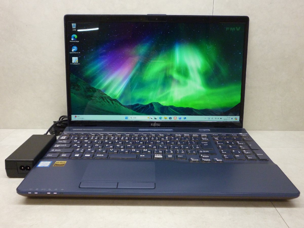 ☆良好品☆第8世代☆富士通 LIFEBOOK AH77/D1☆Core i7 1.80GHz/8GB/1TB+SSD128GB/高解像度/BD/無線/Bluetooth/カメラ/Office/DtoD領域☆