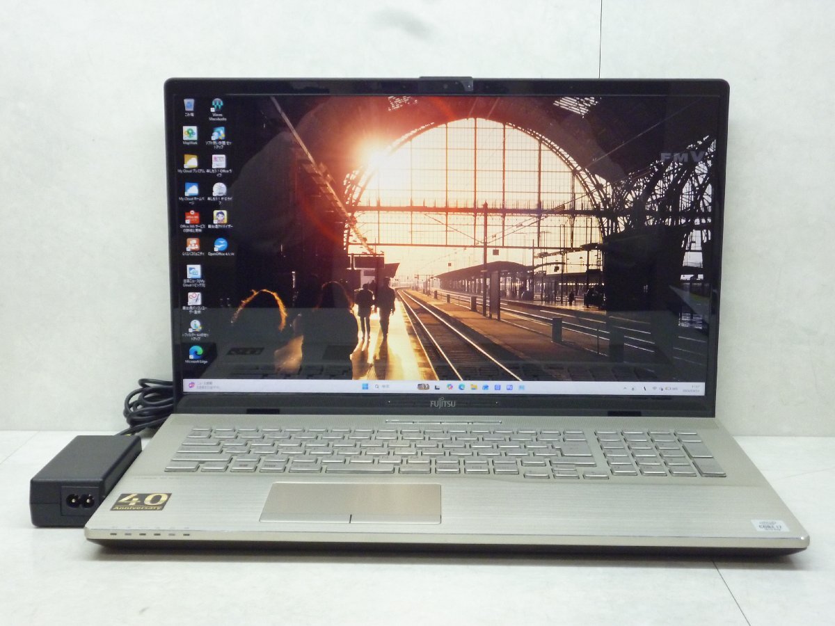 ☆良好品☆第10世代☆富士通 LIFEBOOK NH90/E2☆Core i7 2.60GHz/8GB/SSD256GB+1TB/高解像度/BD/無線/Bluetooth/カメラ/Office/DtoD領域☆