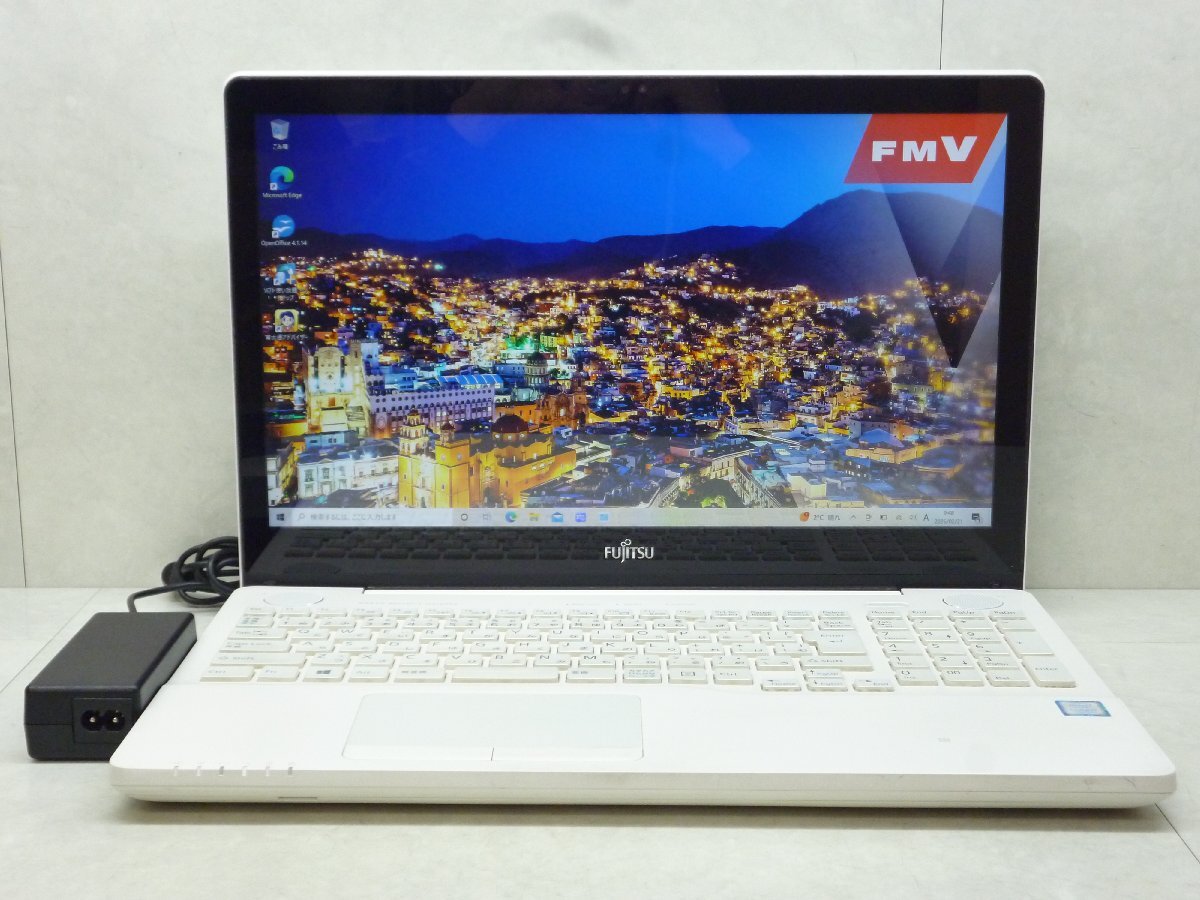 ☆第7世代☆富士通☆LIFEBOOK AH77/B1☆Core i7 2.80GHz/8GB/1TB/高解像度/タッチパネル/BD/無線/Bluetooth/カメラ/Office/DtoD領域☆