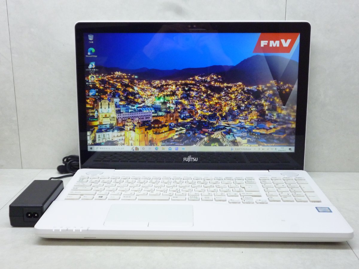 ☆第7世代☆富士通 LIFEBOOK AH77/B1☆Core i7 2.80GHz/8GB/1TB/高解像度/タッチパネル/BD/無線/Bluetooth/カメラ/Office/DtoD領域☆