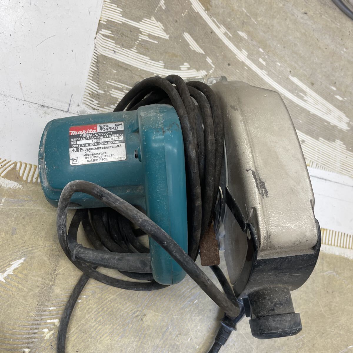 MTK10 makita マキタ 5型防じんマルノコ モデル5045KB 120~125mm 木工用 電動工具 切断機 通電のみ確認済み 現状品