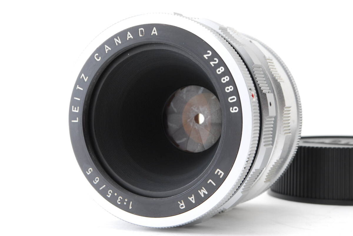 【美品 保障付 動作確認済】Leica ライカ ELMAR エルマー 65mm f/3.5 Visoflex ビゾフレックス レンズ MF Lens Chrome シルバー #V2142