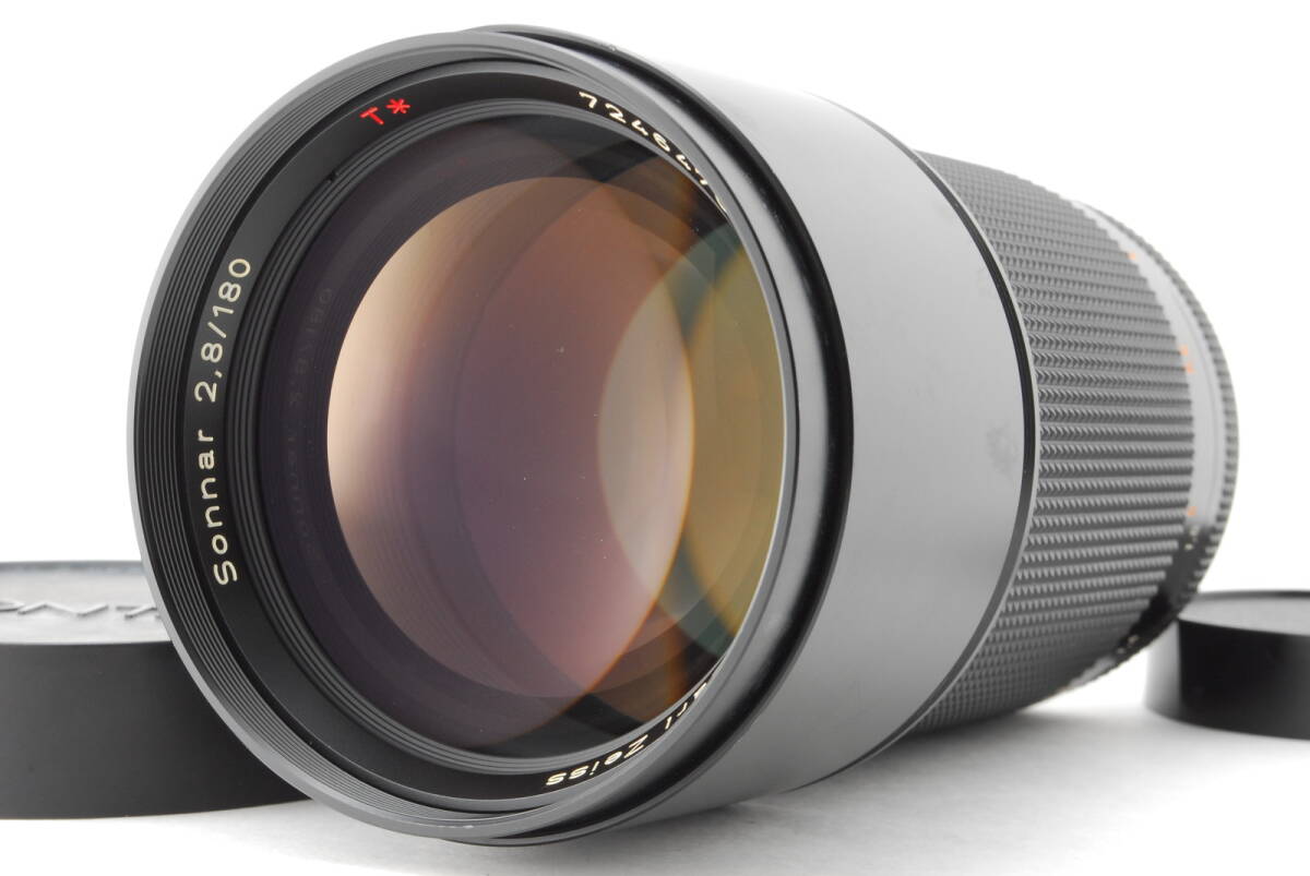 【超美品 保障付 動作確認済】Contax コンタックス Carl Zeiss Sonnar T* 180mm F/2.8 MF レンズ MMJ Lens CYマウント用 #V2163
