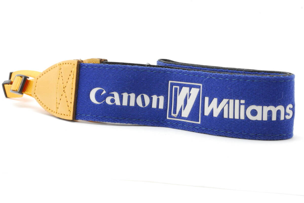 超レア 【ほぼ未使用 保障付 動作確認済】 Canon キヤノン F-1 Williams Strap ウイリアムズ ストラップ Limited Edition #V2210