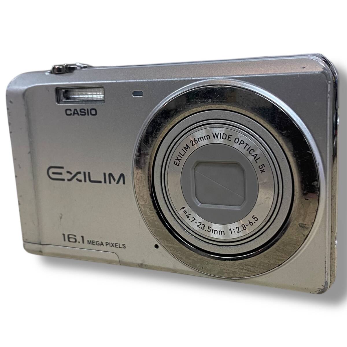 [60/D3-10/251209/9235/1808/IR300] CASIO EXILIM EX-ZS6 5×ズーム シルバー カシオ デジタルカメラ 動作未確認 現状品