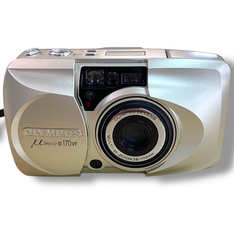 [60/D3-24/260207/10371/1536/SK1800]OLYMPUS μ-Ⅱ 170 VF 38-170mm フィルム コンパクト カメラ オリンパス 動作未確認 現状品