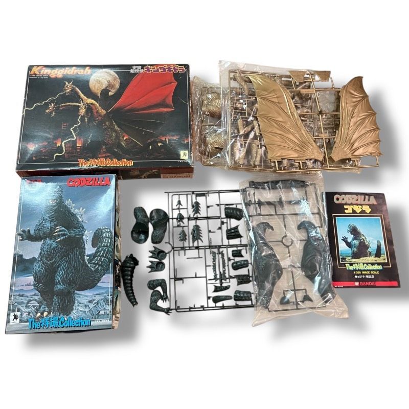 [100/D3-35/251216/9152/1051/SK300] BANDAI バンダイ The特撮Collection プラモデル 350分の1スケール ゴジラ キングギドラ まとめ2点