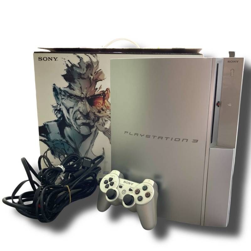 [140/D3-36/20260127/10022/4507/SA800] PlayStation3 PS3 METAL GEAR SOLID4 WELCOME BOX 40GB サテン・シルバー CECHH00 ジャンク品