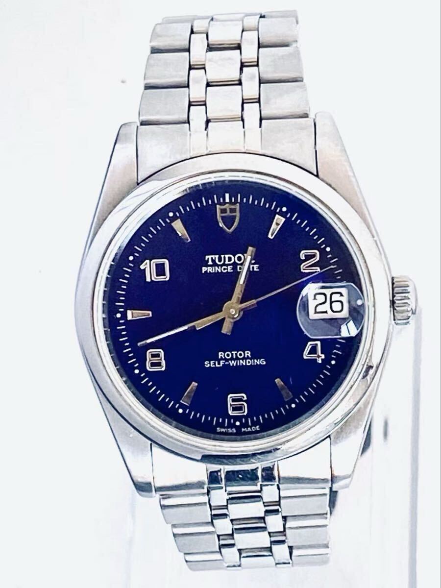 TUDOR チュードル チューダー Prince date プリンスデイト 74000N 34mm Men’s メンズ watch 腕時計 AUTO AT 自動巻 SS 稼働中 美品