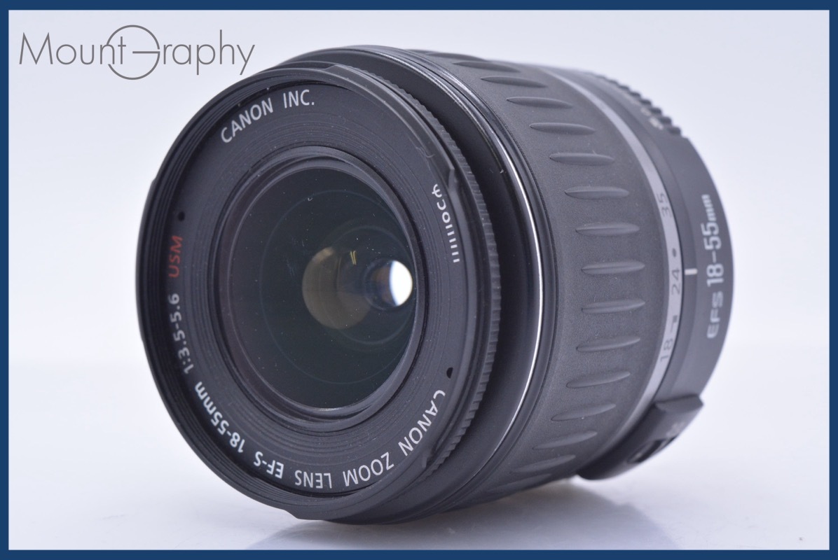 キヤノン Canon EF-S 18-55mm F3.5-5.6 USM 同梱無料 #am4549