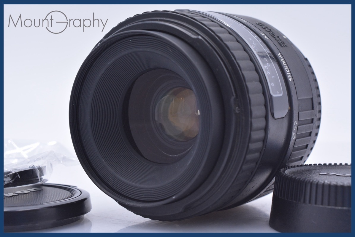 【動作保証】 シグマ SIGMA AF MACRO 50mm F2.8 MULTI-COATED ニコンF用(AF) 同梱無料 #am4553