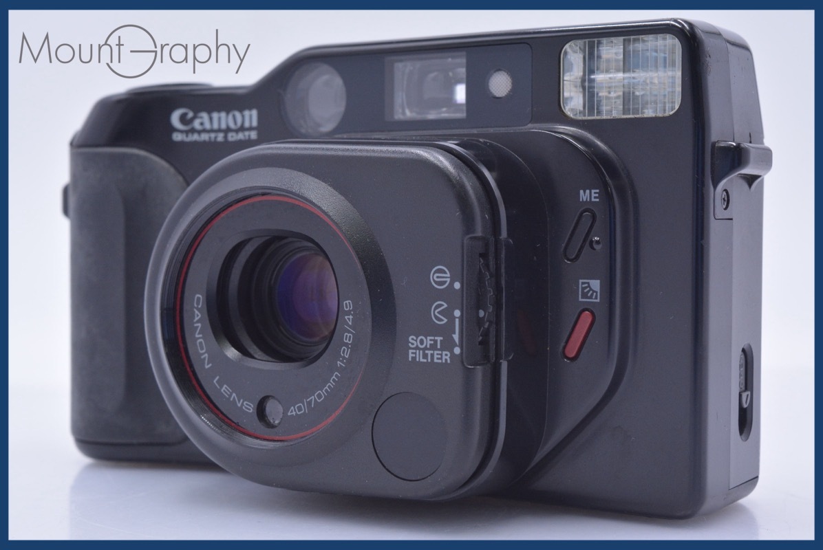 【動作保証】 キヤノン Canon Autoboy TELE QUARTZ DATE 40/70mm F2.8/4.9 同梱無料 #am4579