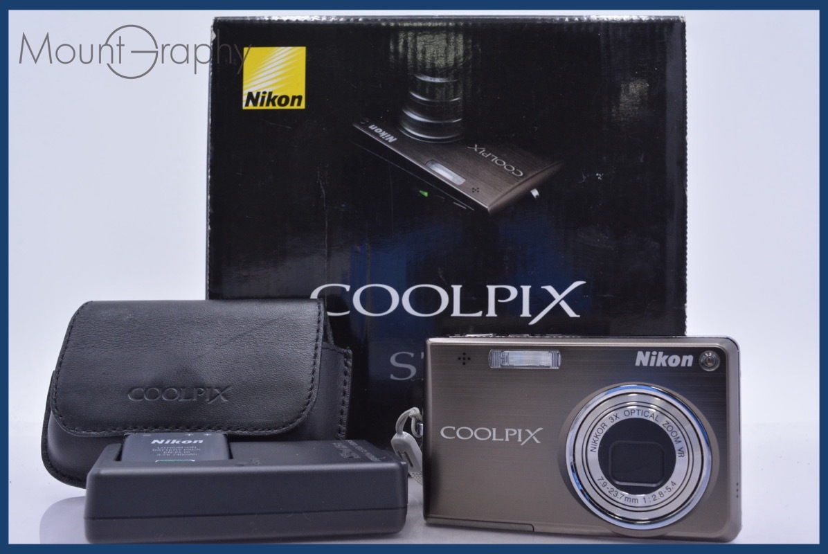 ニコン Nikon COOLPIX S700 3x 元箱、バッテリー、充電器、ケース付属 同梱無料 #mj9258