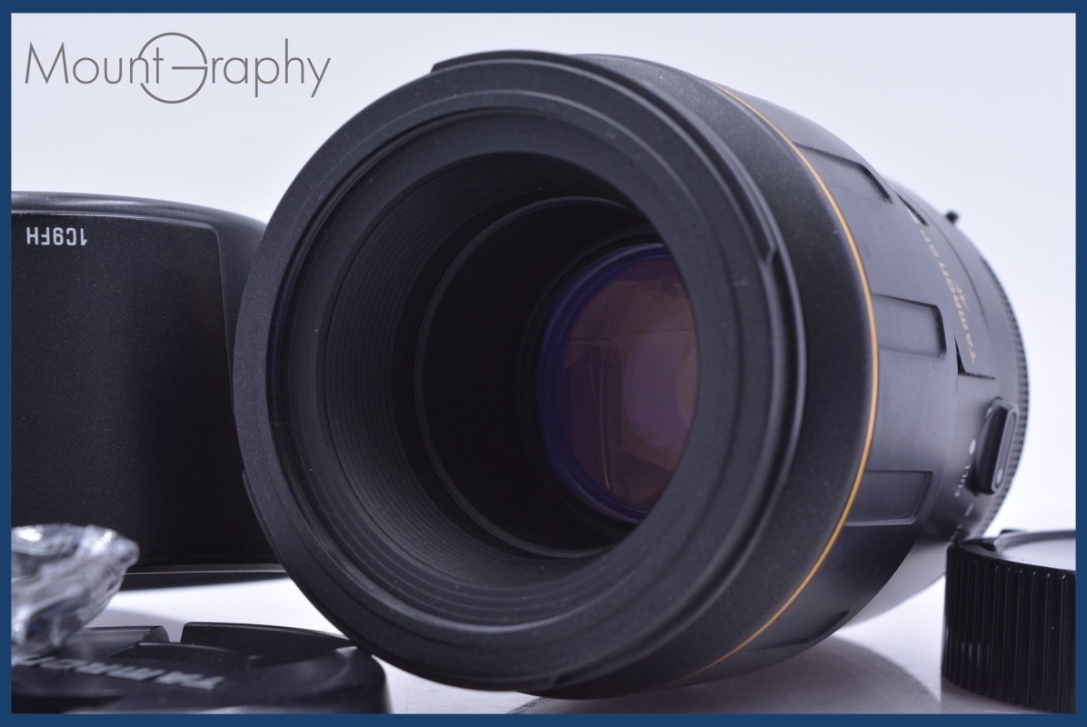 【動作保証】 タムロン TAMRON SP AF MACRO 90mm F2.8 前後キャップ&レンズフィルター&フード付 同梱無料 #yk6491